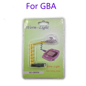 100pcs הרבה חם למכור תולעת אור LED תאורה עבור נינטנדו GBA עבור גיים בוי Advance