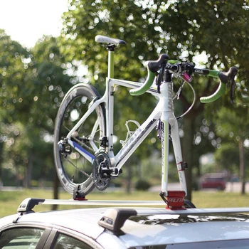 אופניים מתלה האופניים על גג המכונית מתלים המוביל שחרור מהיר סגסוגת המזלג רחוב הר MTB אופני כביש ואביזרים
