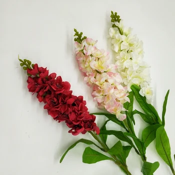 מכירה חמה 1pc 83cm מלאכותי יקינתון פרח סגול ענף פרחי artificielles הביתה חתונה קישוט פרחים מזויפים זר