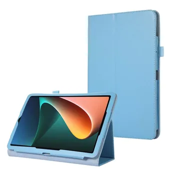 פו Flip עור לxiaomi Pad 5 Pro כיסוי מגן XiaomiPad5 Pad5 Pro 5Pro 11 אינץ קל משקל תרמיל בעל דוכן